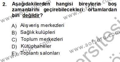 Genel Turizm Bilgisi Dersi 2013 - 2014 Yılı (Vize) Ara Sınavı 2. Soru