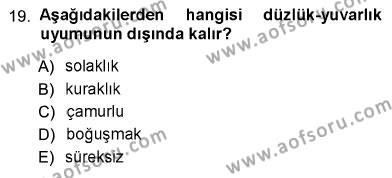 Türk Dili 1 Dersi 2012 - 2013 Yılı (Vize) Ara Sınavı 19. Soru