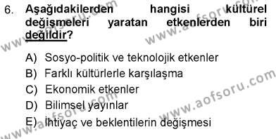 Türk Dili 1 Dersi 2012 - 2013 Yılı (Vize) Ara Sınavı 6. Soru