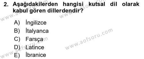 Türk Dili 1 Dersi 2021 - 2022 Yılı Yaz Okulu Sınavı 2. Soru