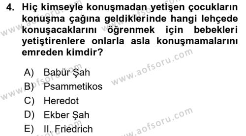 Türk İşaret Dili Dersi 2023 - 2024 Yılı (Vize) Ara Sınavı 4. Soru