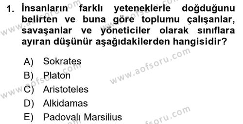 İnsan Hakları ve Demokratikleşme Süreci Dersi 2022 - 2023 Yılı (Vize) Ara Sınavı 1. Soru