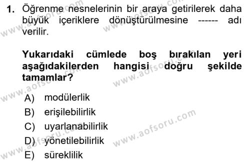 İçerik Yönetim Sistemleri Dersi 2022 - 2023 Yılı (Final) Dönem Sonu Sınavı 1. Soru