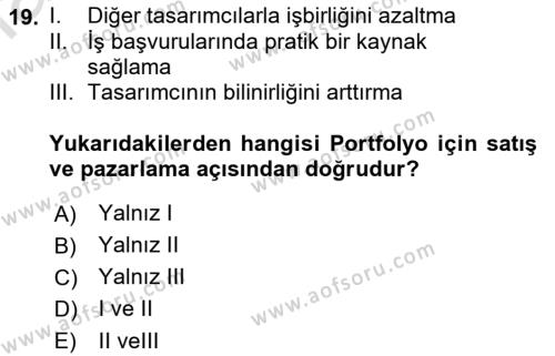 Görsel Web Tasarımı Dersi 2022 - 2023 Yılı (Final) Dönem Sonu Sınavı 19. Soru