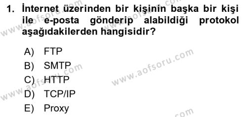 İnternet Tabanlı Programlama Dersi 2020 - 2021 Yılı Yaz Okulu Sınavı 1. Soru