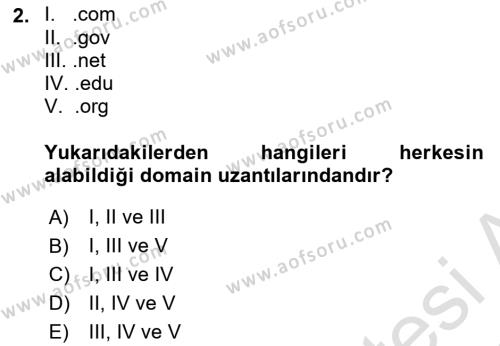 İnternet Tabanlı Programlama Dersi 2021 - 2022 Yılı (Vize) Ara Sınavı 2. Soru