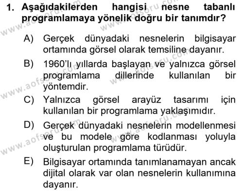 İnternet Tabanlı Programlama Dersi 2023 - 2024 Yılı (Vize) Ara Sınavı 1. Soru