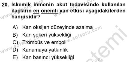 Yaşlılarda Görülebilecek Sorunlar Ve Bakım Hizmetleri Dersi 2023 - 2024 Yılı (Final) Dönem Sonu Sınavı 20. Soru