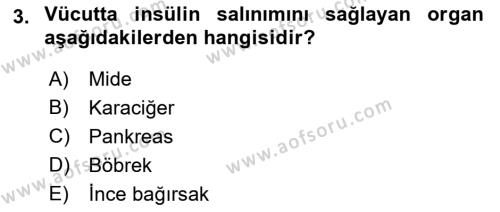 Fiziksel Rehabilitasyon Dersi 2022 - 2023 Yılı Yaz Okulu Sınavı 3. Soru