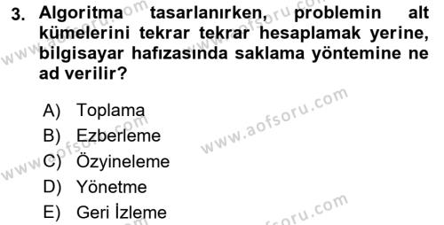 Algoritmalar Ve Programlama Dersi 2023 - 2024 Yılı (Final) Dönem Sonu Sınavı 3. Soru