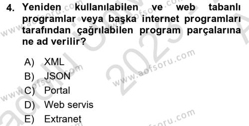 Sistem Analizi Ve Tasarımı Dersi 2023 - 2024 Yılı (Vize) Ara Sınavı 4. Soru