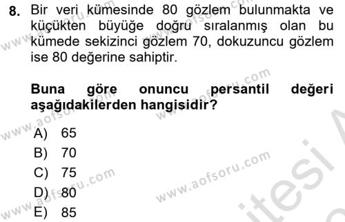 Sosyal Ağ Analizi Dersi 2022 - 2023 Yılı Yaz Okulu Sınavı 8. Soru