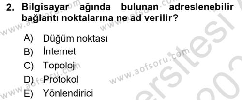 İnternet Ve Web Programlama Dersi 2022 - 2023 Yılı Yaz Okulu Sınavı 2. Soru