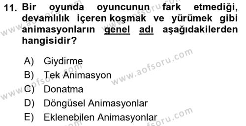 Programlamada Yeni Eğilimler Dersi 2021 - 2022 Yılı Yaz Okulu Sınavı 11. Soru