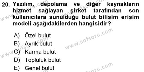 Programlamada Yeni Eğilimler Dersi 2021 - 2022 Yılı Yaz Okulu Sınavı 20. Soru