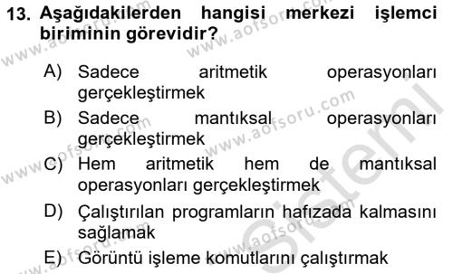 Programlamada Yeni Eğilimler Dersi 2022 - 2023 Yılı Yaz Okulu Sınavı 13. Soru