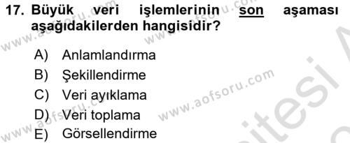 Programlamada Yeni Eğilimler Dersi 2022 - 2023 Yılı Yaz Okulu Sınavı 17. Soru