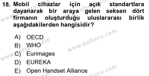 Programlamada Yeni Eğilimler Dersi 2023 - 2024 Yılı (Vize) Ara Sınavı 18. Soru