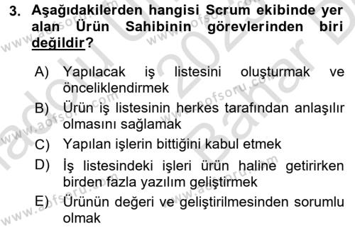 Programlamada Yeni Eğilimler Dersi 2023 - 2024 Yılı (Vize) Ara Sınavı 3. Soru