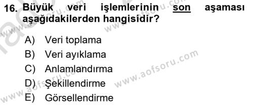 Programlamada Yeni Eğilimler Dersi 2023 - 2024 Yılı Yaz Okulu Sınavı 16. Soru