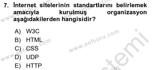 Programlamada Yeni Eğilimler Dersi 2023 - 2024 Yılı Yaz Okulu Sınavı 7. Soru